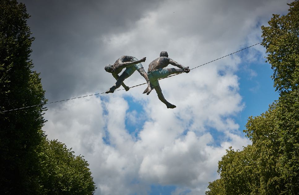 Duo by Jerzy Kędziora at Old Westbury Gardens