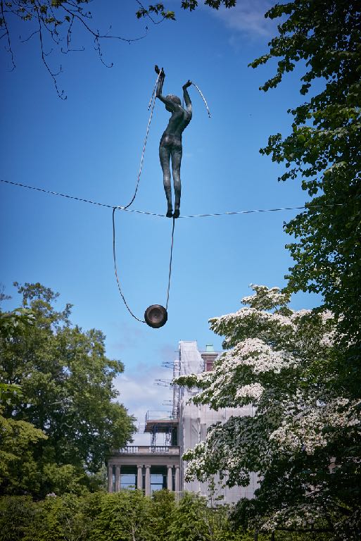 Girl With Yo-yo by Jerzy Kędziora at Old Westbury Gardens