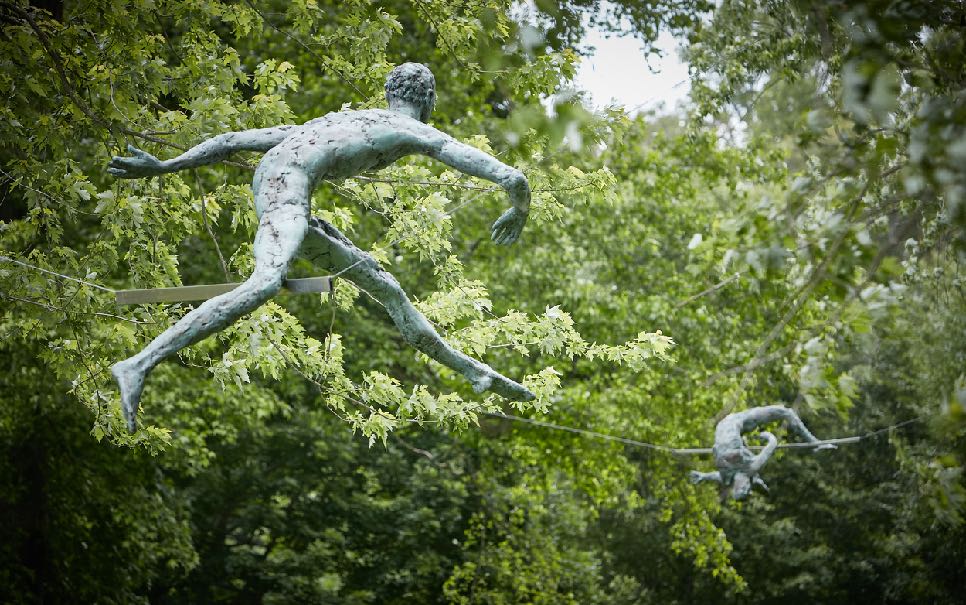 Over the Hurdle by Jerzy Kędziora at Old Westbury Gardens